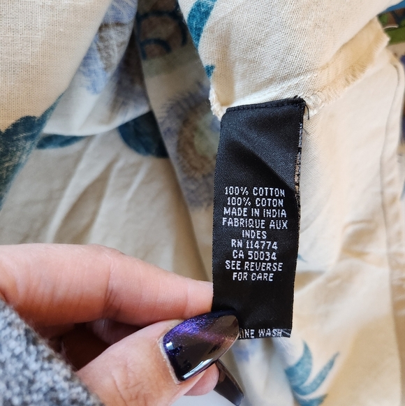 Vintage Peacock A-Line Midi Skirt Sequins Embellished Size XL New Deadstock 90s - Picture 11 of 12